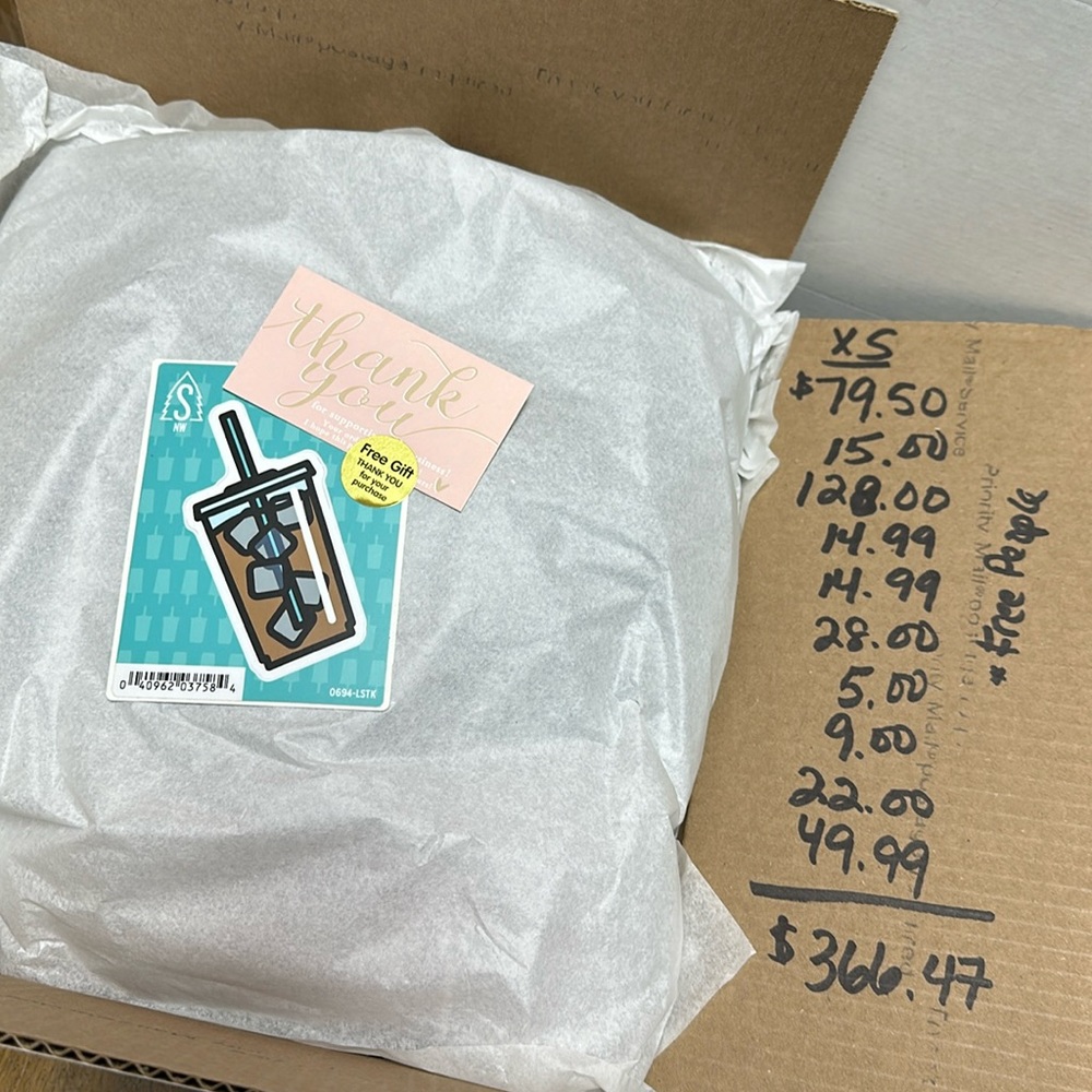 Women’s XS Mystery Box- Assortment of clothing and accessories NWT Free People